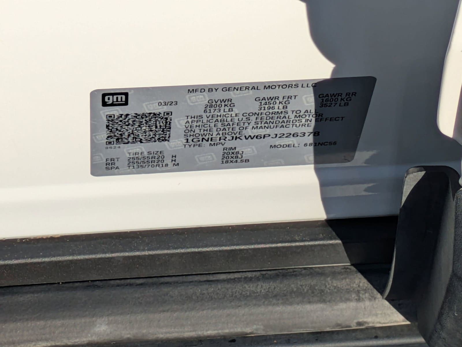 2023 Chevrolet Traverse RS, view