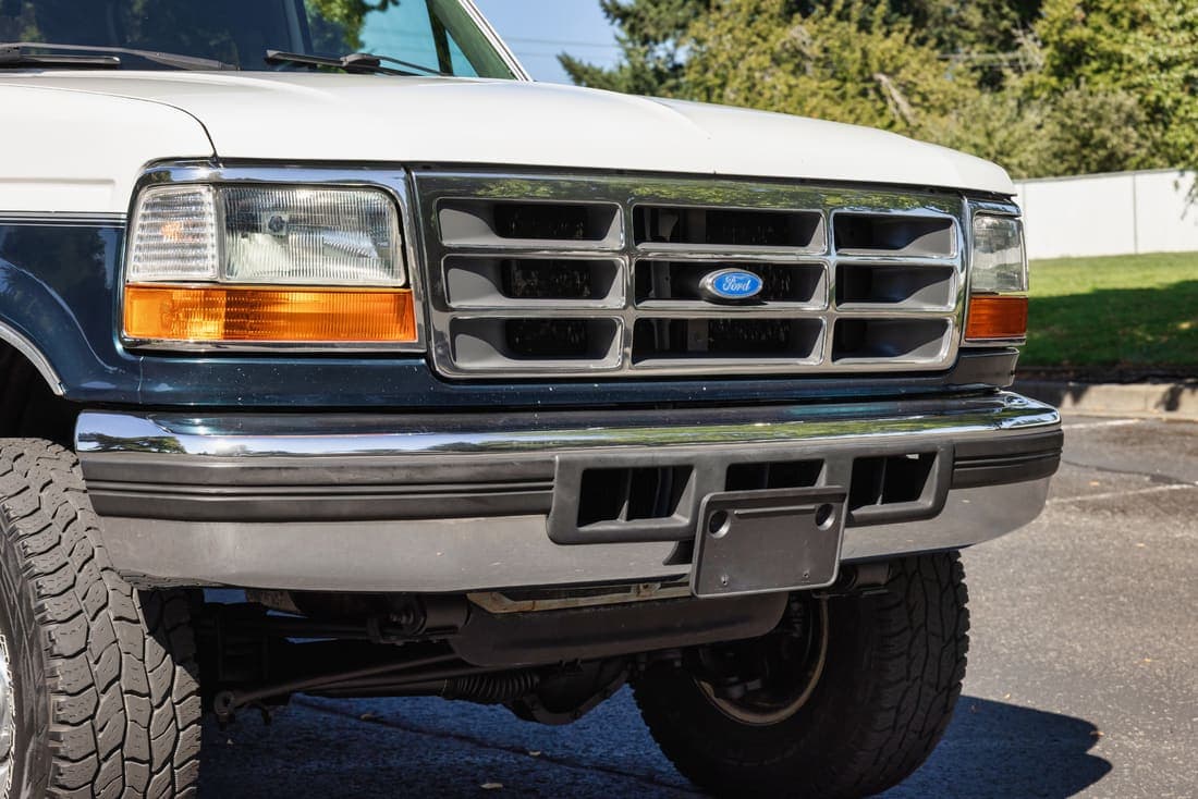1995 Ford F-350 XLT, view