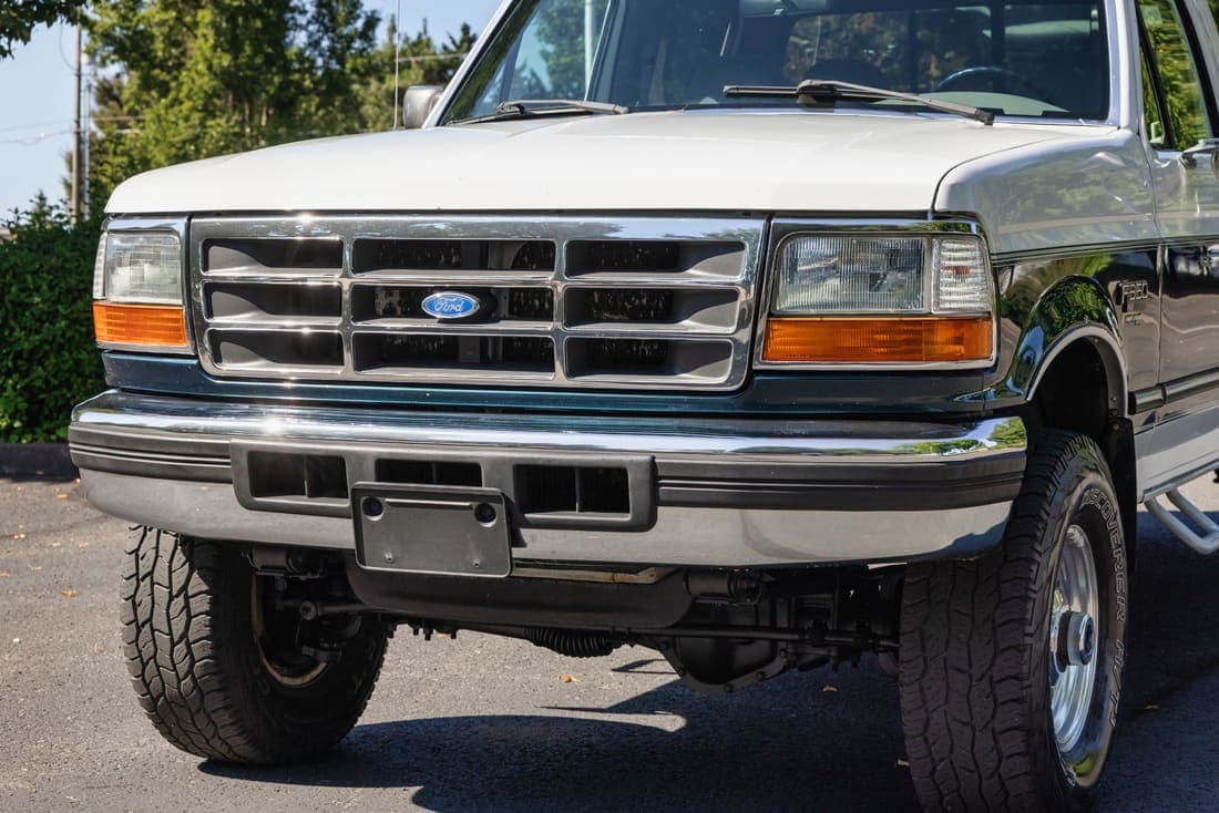 1995 Ford F-350 XLT, view
